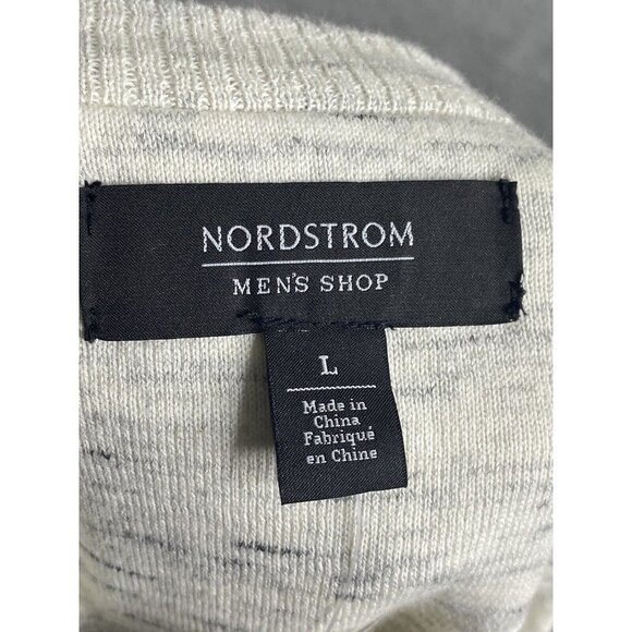 Nordstrom Mens Cotton Blend Pullover Henley Style Long Sleeve Sweater Size Large - Picture 4 of 5